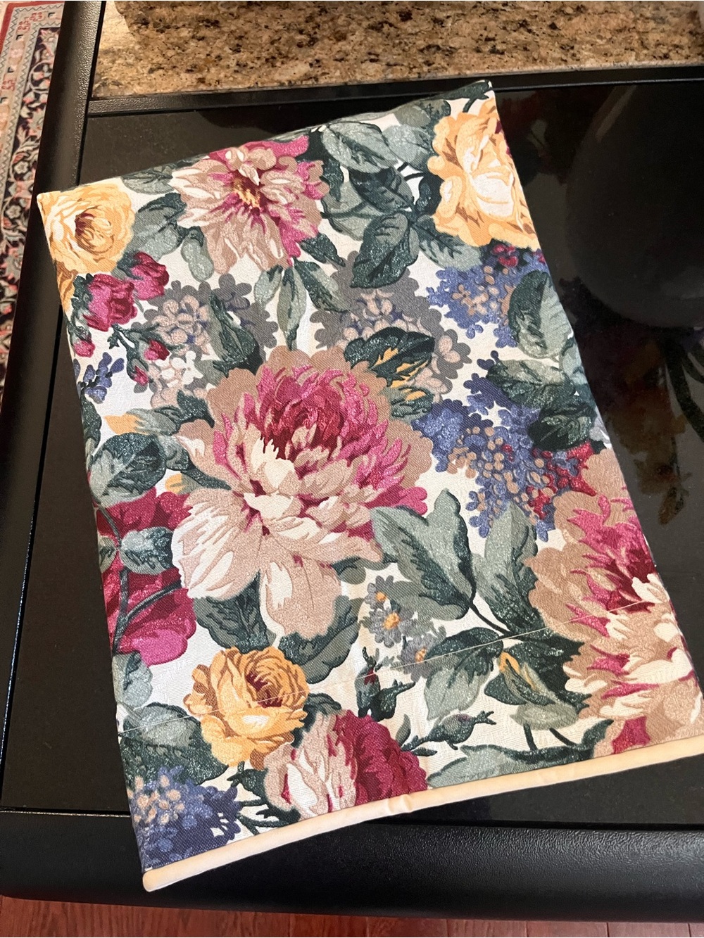 Canon m Floral pillow sham Cover in Pink, Yellow, Green and Blue